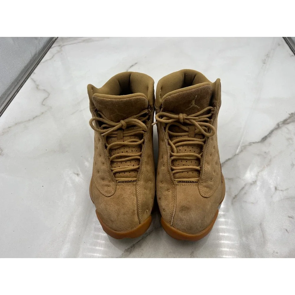 Jordan 13 Shoes Mens 9.5 Retro Wheat Golden Harvest Elemental Gold 414571-705